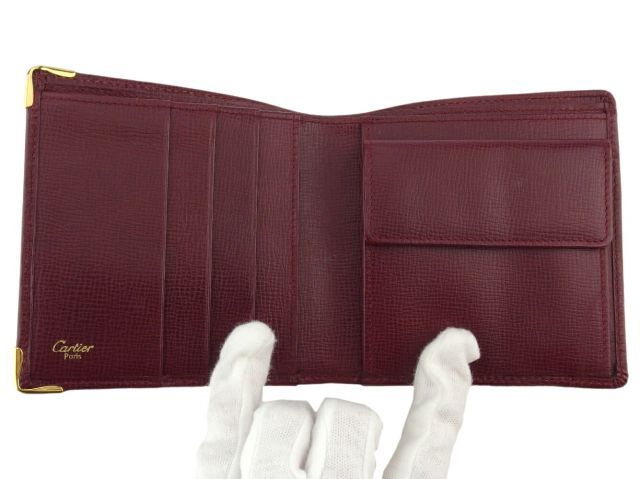 カルティエ 二つ折り 財布 ブランド財布 さいふ ミニ財布 レディース