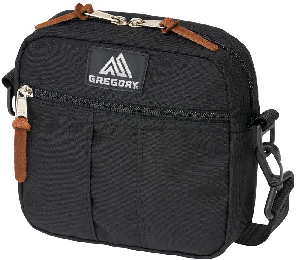 グレゴリー GREGORY クイックポケットワイド ブラック メンズ レディース ショルダーバッグ ショルダーポーチ サコッシュ 旅行 トラベル バッグ フェス ポーチ ミニショルダー 1481881041 -
