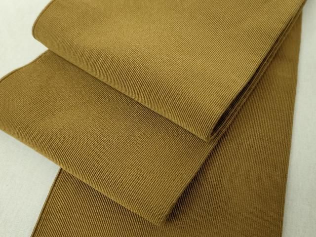 平和屋着物●男性　爪掻き本綴れ　角帯　桑茶色　正絹　逸品　DAAS3596ps 平和屋着物○男性 爪掻き本綴れ 角帯 桑茶色 正絹 逸品 DAAS3596ps