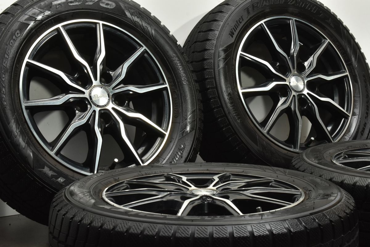 ノア ヴォクシー等に バリ溝 B-win 15in 6J 45 PCD114.3 トーヨー ウィンタートランパス TX 195 65R15 ステップワゴン アクセラ