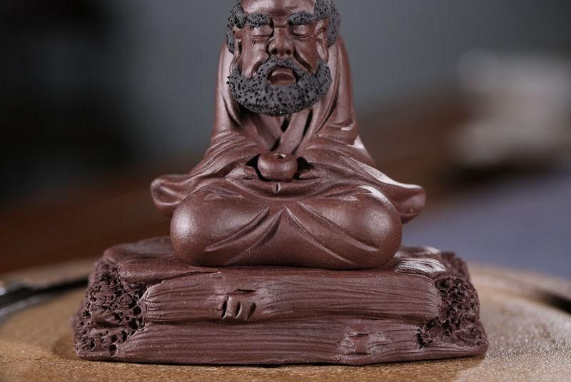 紫砂仏像 座禅達磨祖師像 茶道具 茶寵 装飾品 工芸品 置物 紫砂仏像 座禅達磨祖師像 茶道具 茶寵 装飾品 工芸品 置物