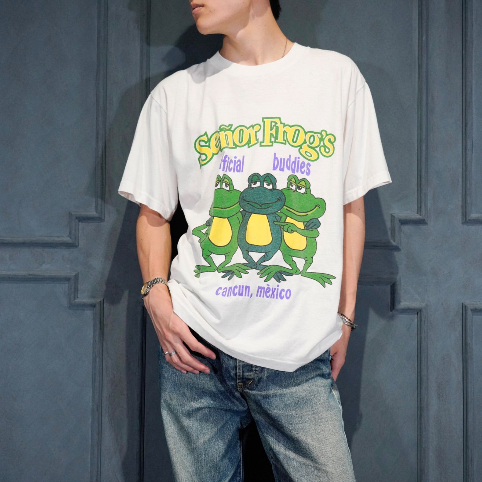 USA VINTAGE 70年代アメリカ古着風呂にゃんこプリントTシャツ USA VINTAGE 70年代アメリカ古着風呂にゃんこプリントTシャツ