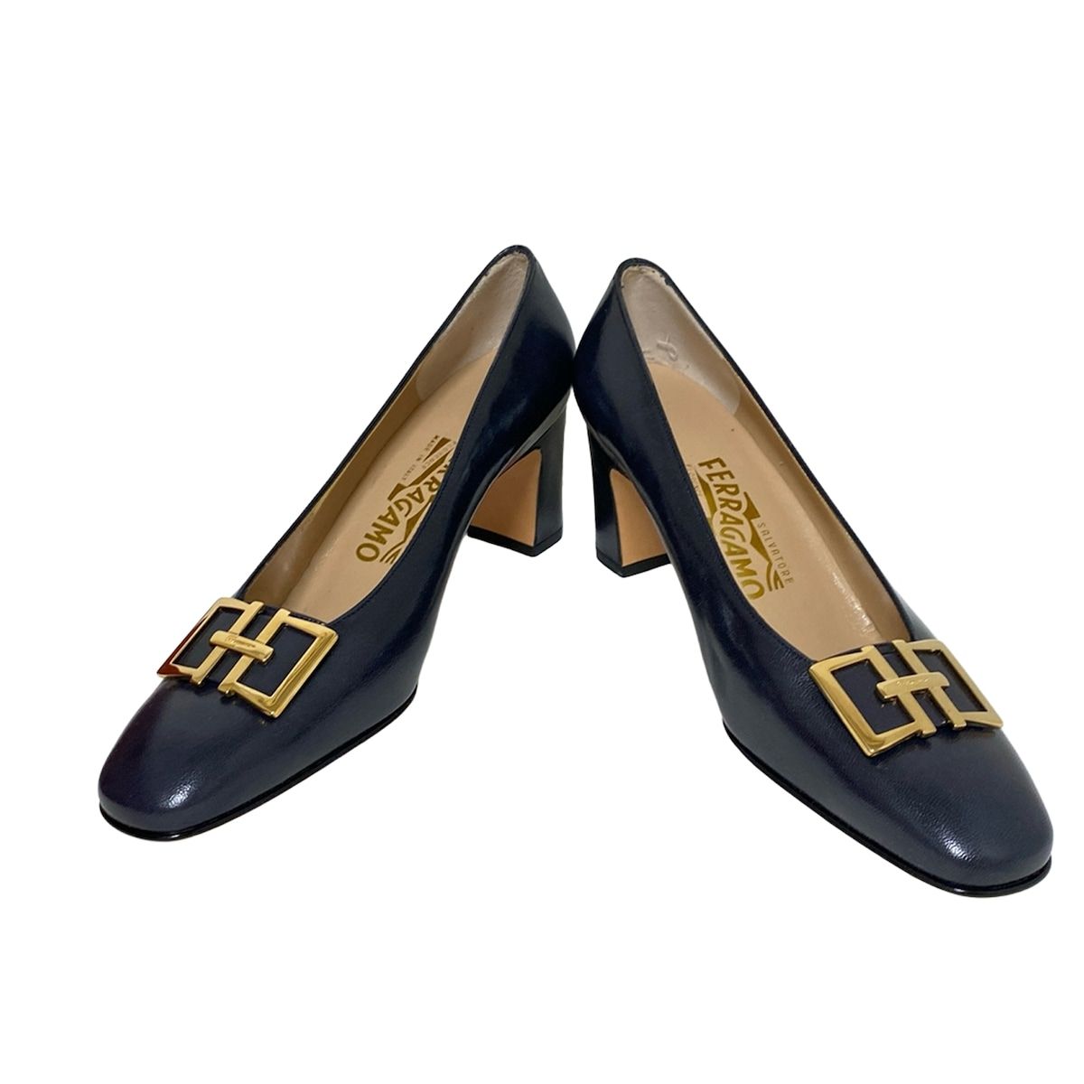 FERRAGAMO/SalvatoreFerragamo(サルバトーレフェラガモ) パンプス 7 D  