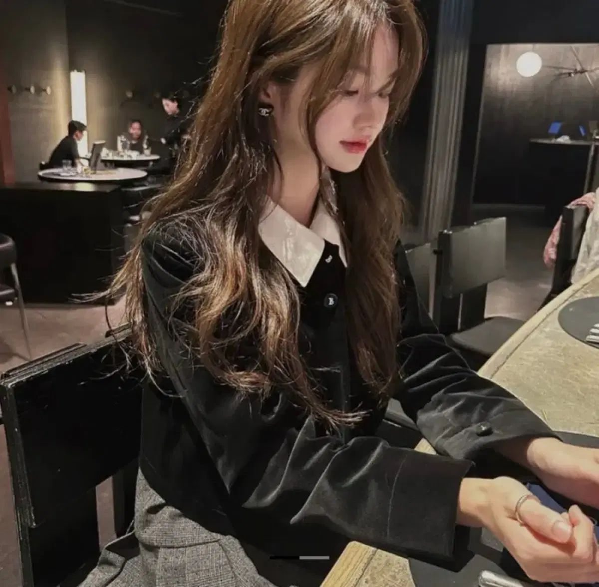 The Barnnet classy クラシック ベルベット ジャケット m