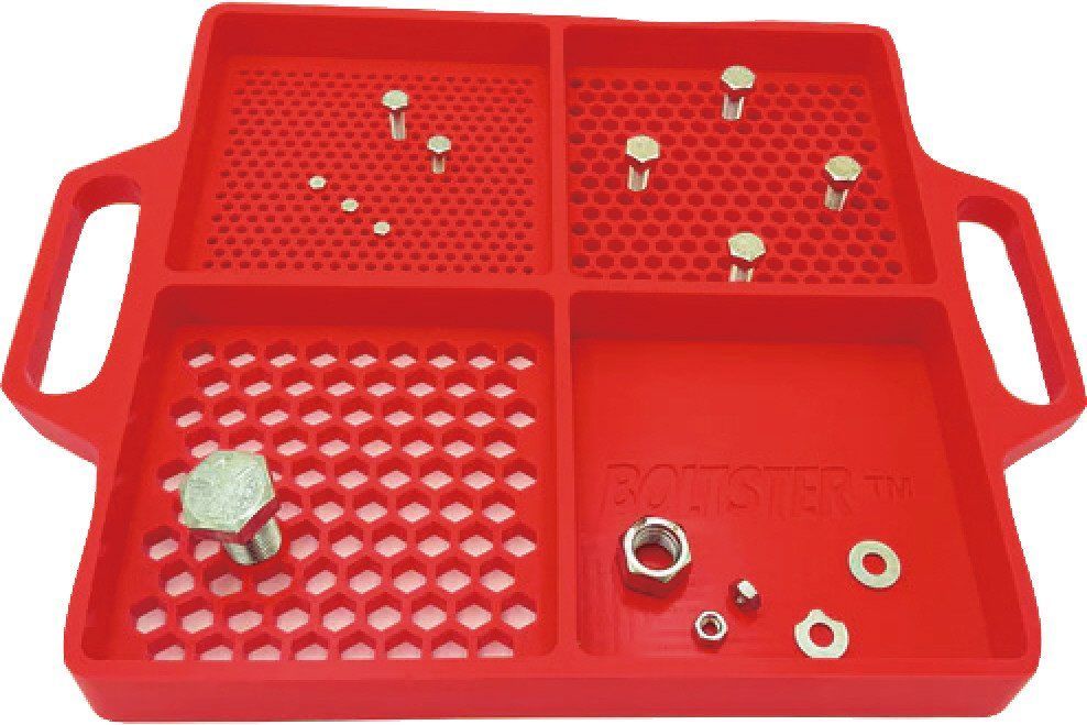 Boltster ボルトスター フレキシブル オーガナイジングトレイ RED BTS-100003R 作業 現場 小物整理ボルト ネジ ビス 電工 電設