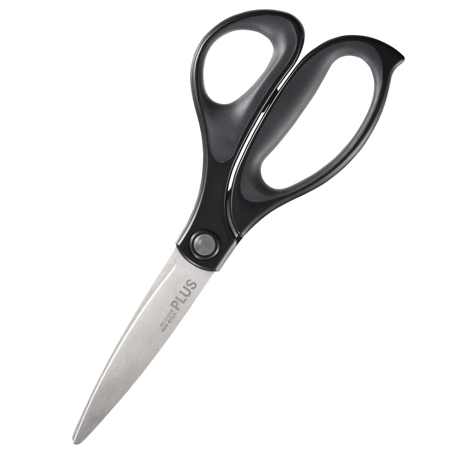 数量 はさみ フィットカットカーブ 30度 大型 3 D刃 ベタつかない プラス 段ボールも切れる ブラック SC-210 AN 35-236