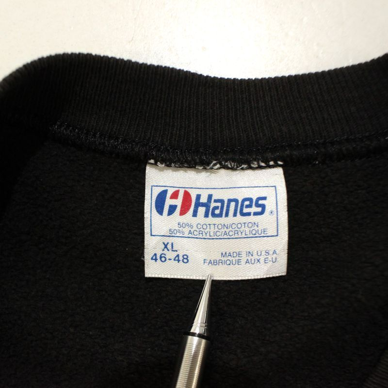 80s USA製 Hanes ビンテージ ラグラン プリント スウェット XL Hanes - 【80s USA製】ヘインズ ヴィンテージ ラグランプリント