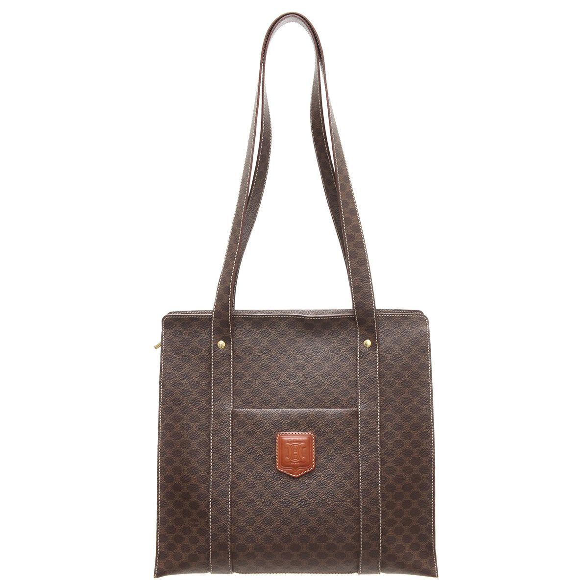 セリーヌ マカダム柄 ショルダーバッグ 【中古】【全国送料無料