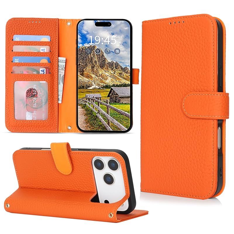 【新品】 DEYHU 対応 iPhone 17 Pro Max ケース 手帳型 カード収納 スタンド機能 アイフォン17 Pro Max ケース 本革 大容量 耐衝撃 カード収納 iPhone17 Pro Max ケース 手帳型 iphone 17 Pro 1