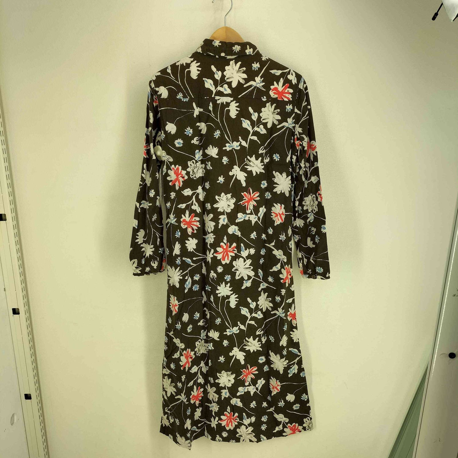 PAL'LAS PALACE パラスパレス 十日 シャツワンピース パラスパレス PALLAS PALACE 十日 花柄 長袖シャツワンピース