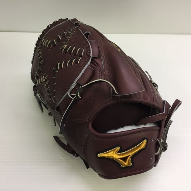 中古品 ミズノ MIZUNO ミズノプロ 軟式 投手用オーダーグローブ HAGA 刺繍入り 9032 中古品 ミズノ MIZUNO ミズノプロ 軟式 投手用グローブ