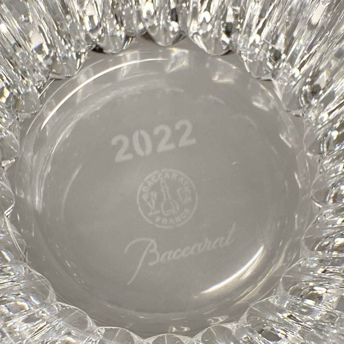 バカラ　ペアグラス　2022年記念グラス【超美品】 バカラペアグラス