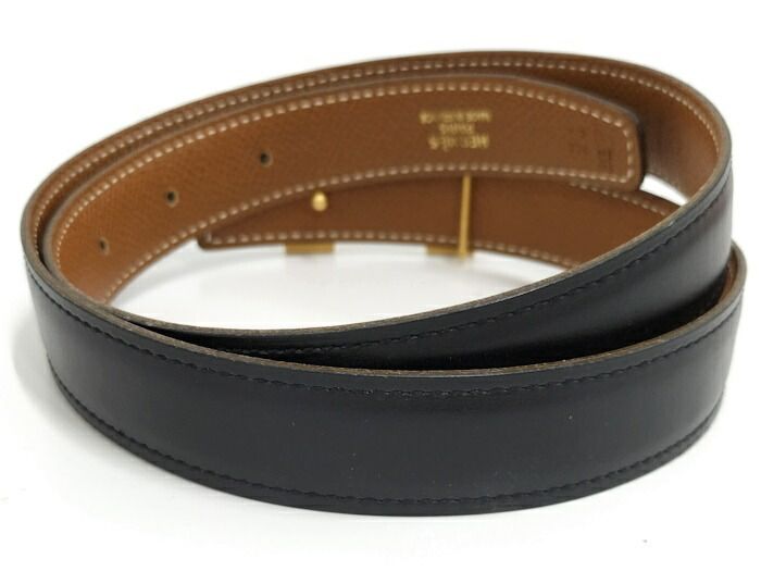 エルメス ベルト HERMESレザーベルト H刻印 HERMES (エルメス) コン