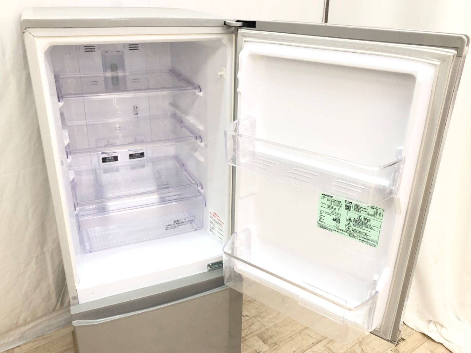 【購入前コメント必須】★ 三菱　冷蔵庫　146L MR-P15Z Amazon.co.jp: 三菱 2ドア冷蔵庫（146L） MR-P15Z-B サファイア