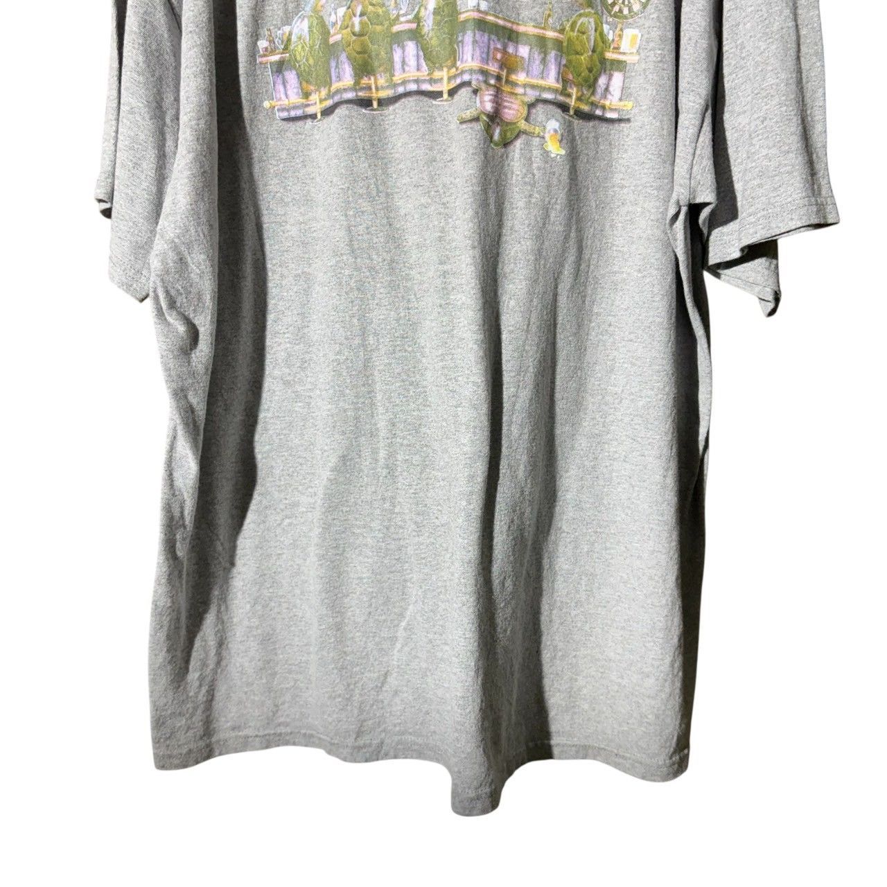 YAZBEK 半袖Tシャツ ライトグレー コットン 2XL バッグプリント