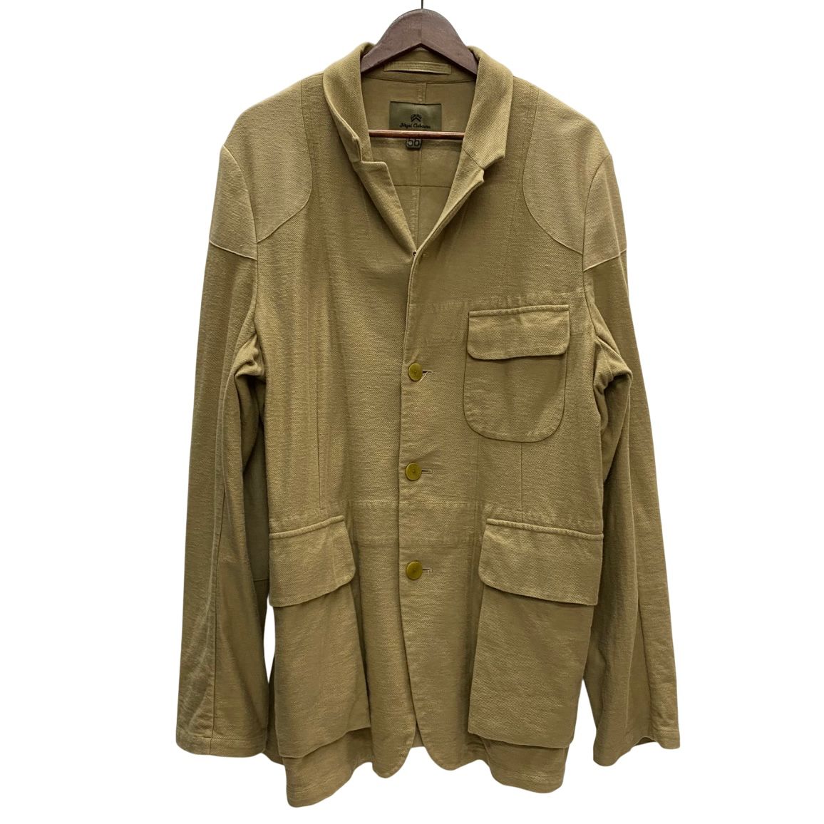 Nigel Cabourn リネン　マロリージャケット 46 ベージュ Nigel Cabourn リネン マロリージャケット 46 ベージュ - メルカリ
