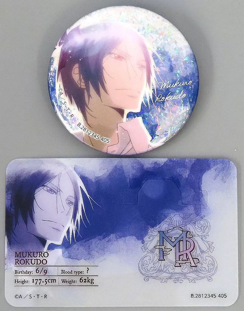 中古】バッジ・ビンズ 六道骸 「家庭教師ヒットマンREBORN! 彩光