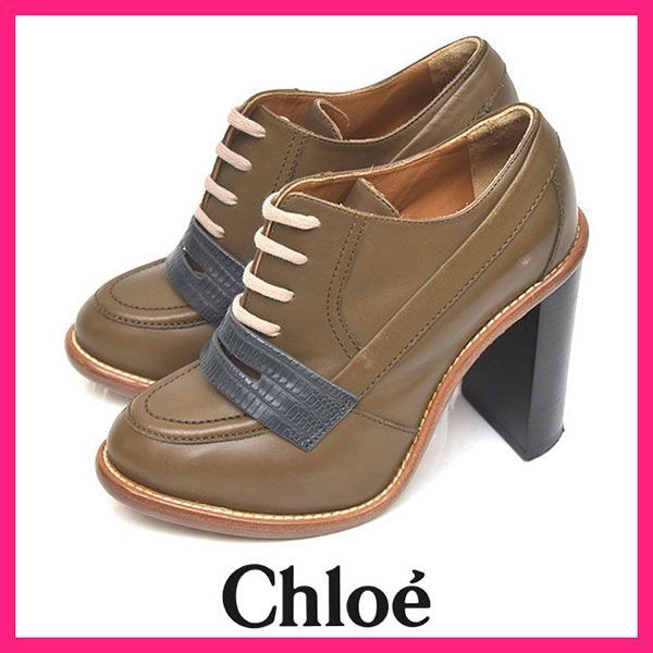 ひぃさん ※プロフ確認願います 5/5まで⭐︎Chloe パンプス　未使用 かかとが踏める2Way！ビジューバックルポインテッドトゥキトゥン