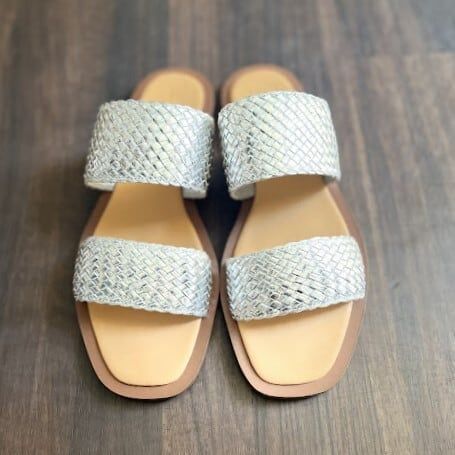 KISCO メッシュレザーサンダル　23.5 KISCO（キスコ）メッシュスクエアトゥサンダル タンニン