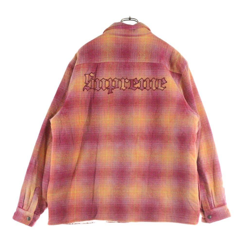 SUPREME (シュプリーム) 22AW Shearling Lined Flannel Shirt