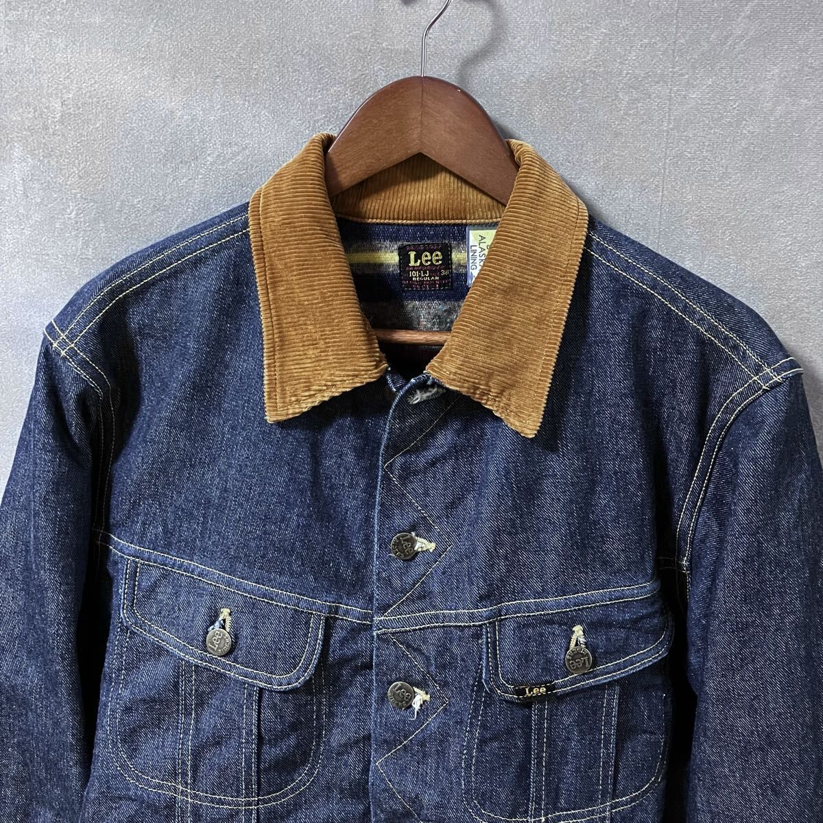 LEE THE ARCHIVES リー アーカイブス 101-LJ 1950 s 復刻 1119 Alaskan Lining ストームライダー デニムジャケット size.38 L インディゴ