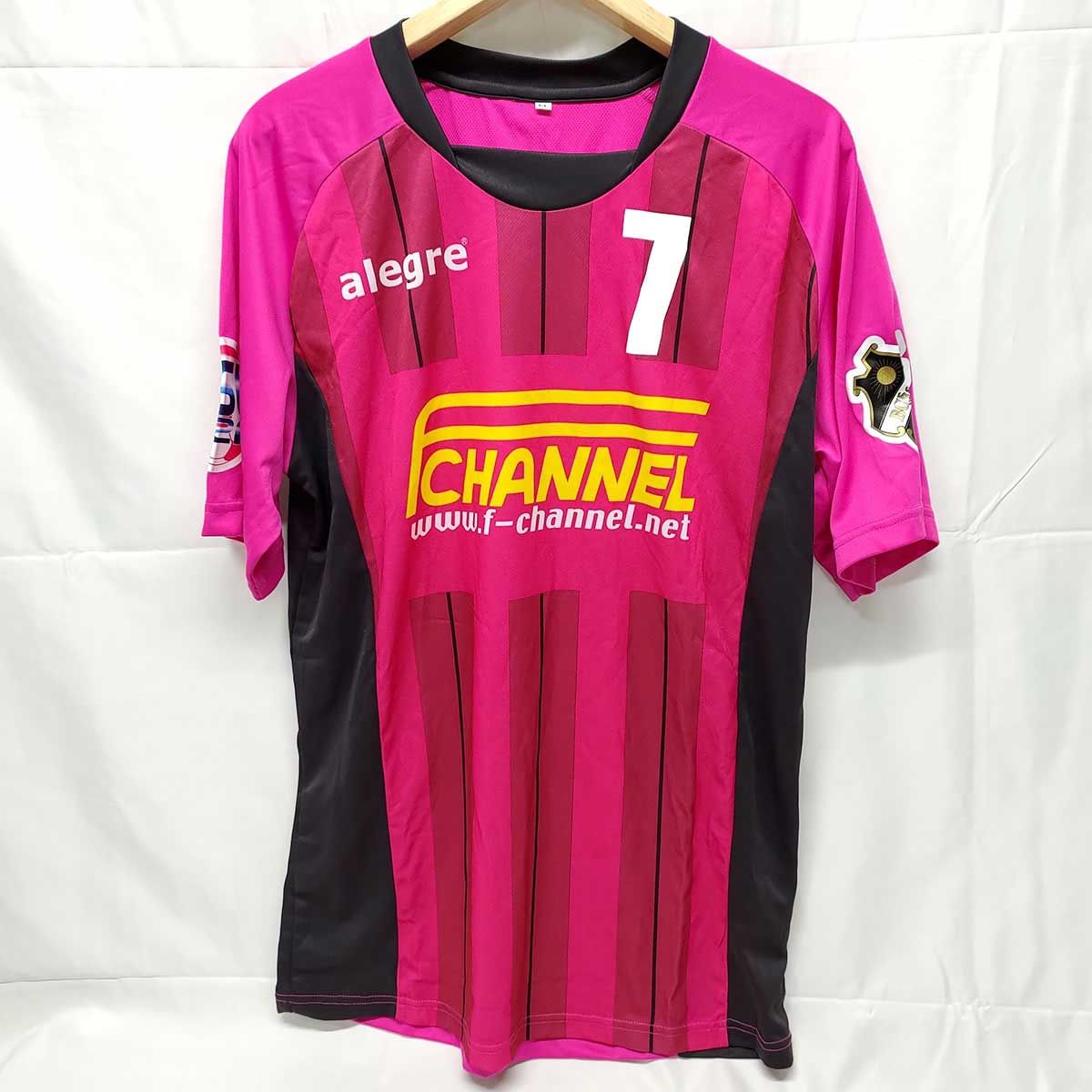 FCHANNEL ゲームシャツ　エプチャンネル　alegre ７枚セット alegre Fchannel ユニフォーム #7 LLサイズ ソサイチ ウェア