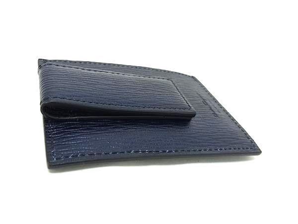 ■新品同様■ Salvatore Ferragamo フェラガモ JL-66 A387 ダブルガンチーニ レザー カードケース カード入れ ネイビー系 FG5956 □新品同様□ Salvatore Ferragamo フェラガモ JL-66 A387 ダブル