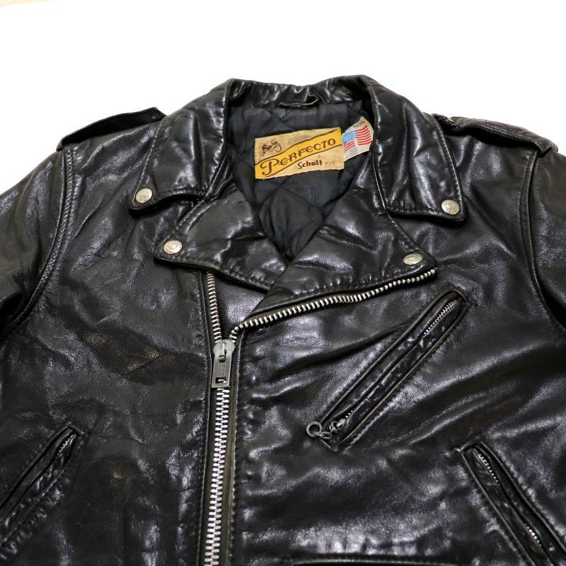 80s vintage Schott ヴィンテージライダース　38 Schott ショット ライダースジャケット 618E シドヴィシャス 80s