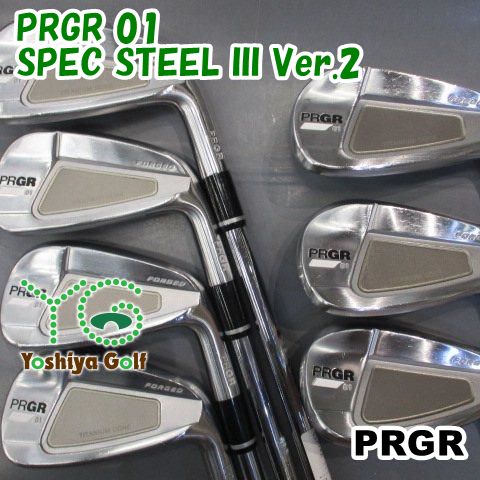 アイアン プロギア PRGR 01/SPEC STEEL III Ver.2/SR/25[052874]