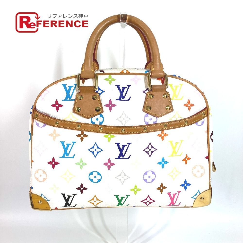 LOUIS VUITTON ルイヴィトン ハンドバッグ トゥルーヴィル M92663 モノグラムマルチ キャンバス ブロン ホワイト
