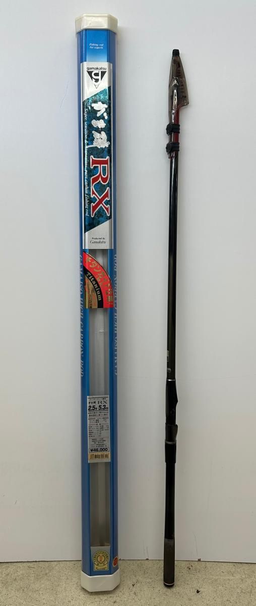 中古品】Gamakatsu がまかつ ロッド がま磯RX2.5号5.3m 磯竿