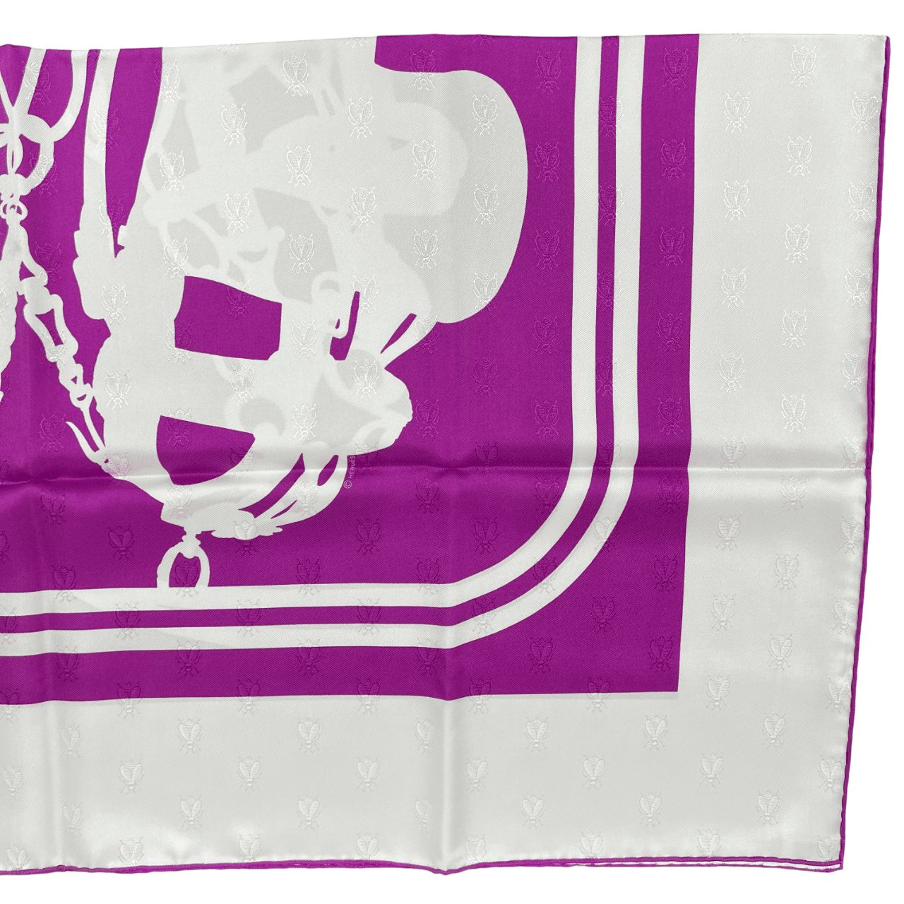 HERMES エルメス スカーフ 未使用 保管品 希少 カレ90 BRIDES de