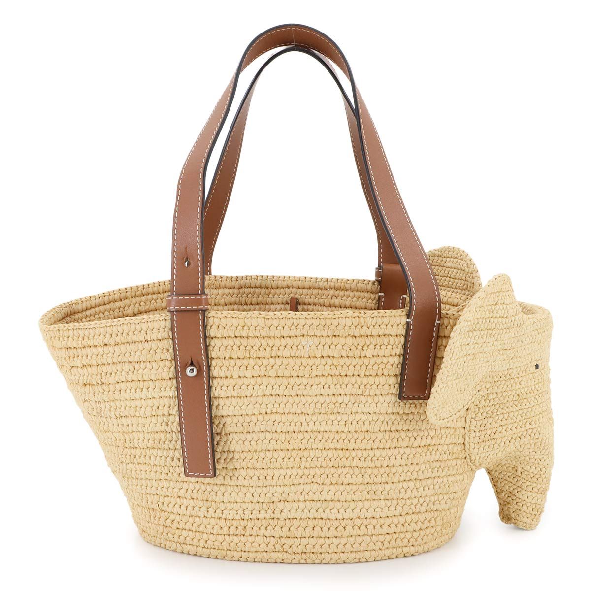 未使用 展示品 ロエベ LOEWE エレファント バスケット バッグ