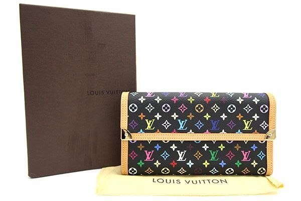 ルイ ヴィトン LOUIS VUITTON 三つ折り財布 長財布 モノグラム マルチ