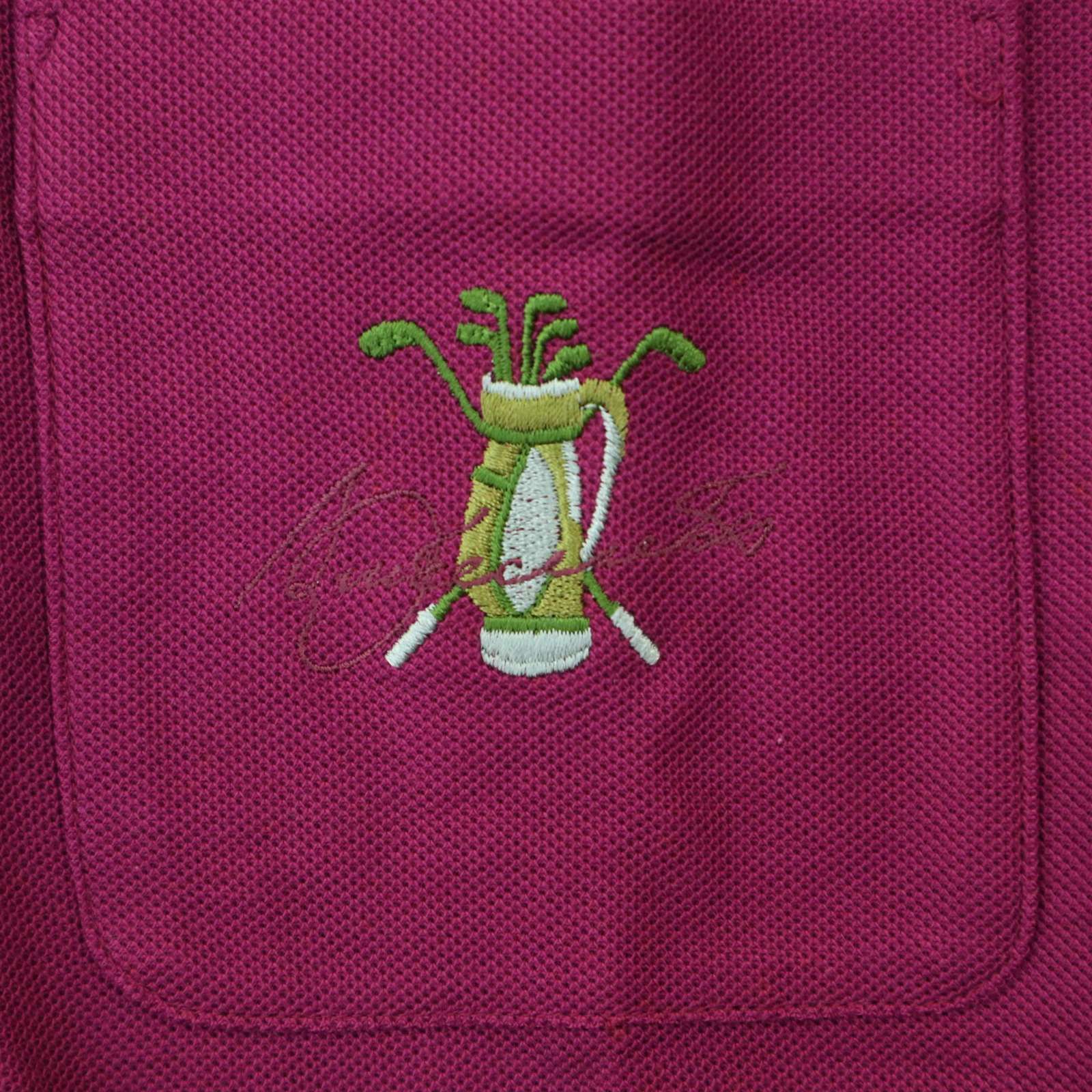 ゴルフ用品 SEVE BALLESTEROSポロシャツ SAVE 斜めアルファベットポロシャツ＆ シルエットロゴ モノグラム