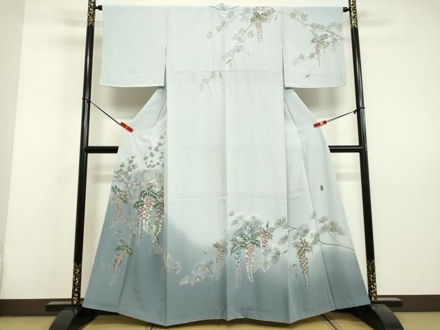 平和屋着物○訪問着 友禅 作家物 藤花松文 暈し染め 正絹 逸品