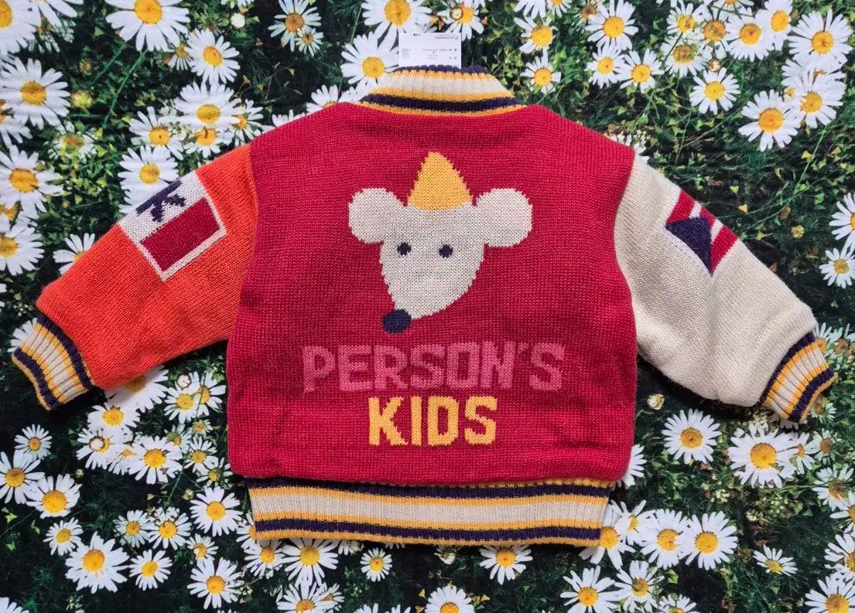 PERSON S KIDS かわいい ニット ジャケット キッズ 90