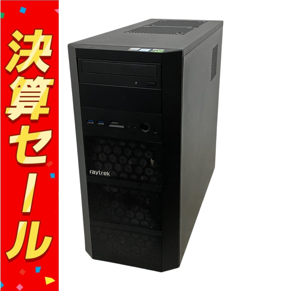 Thirdwave raytrek XT デスクトップ パソコン i7-9700K 32GB HDD 8TB SSD 512GB GTX 1660 SUPER win11 M10070566