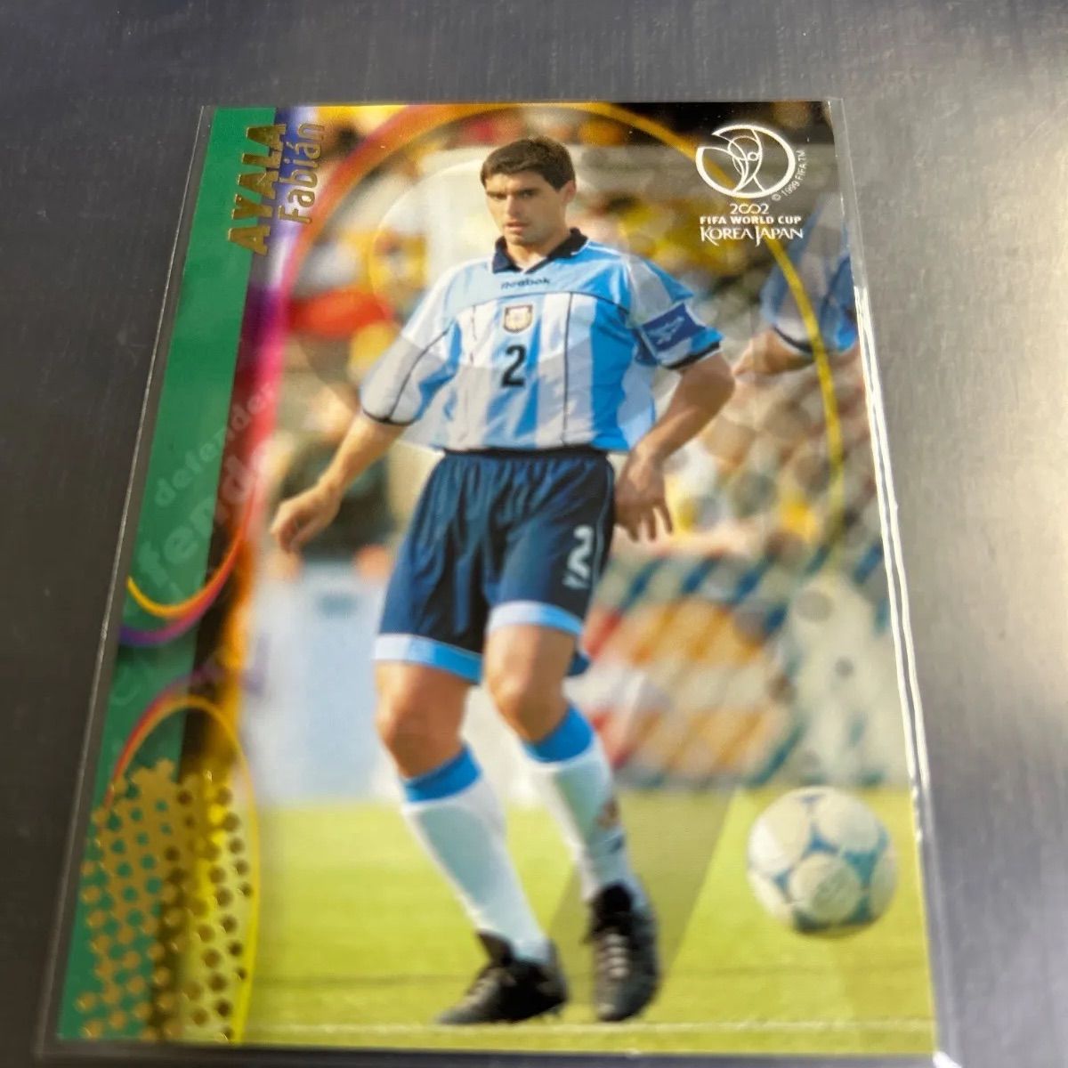 お歳暮 2024 2002 Panini 日韓ワールドカップ アルゼンチン代表 Ayala Fabian ウェア