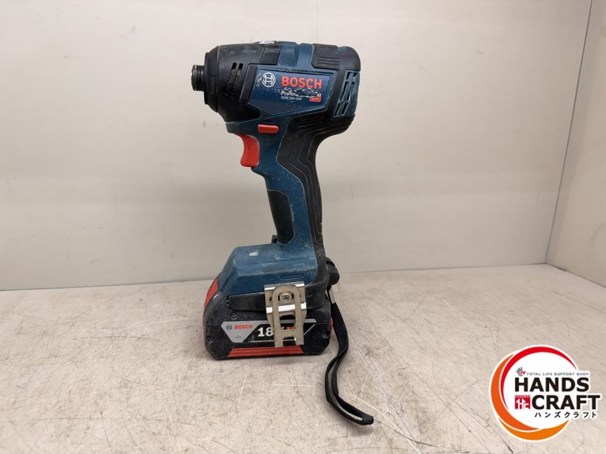 ♪ BOSCH インパクトドライバ GDR18V-200 18V5.0Ahバッテリー×1 ボッシュ