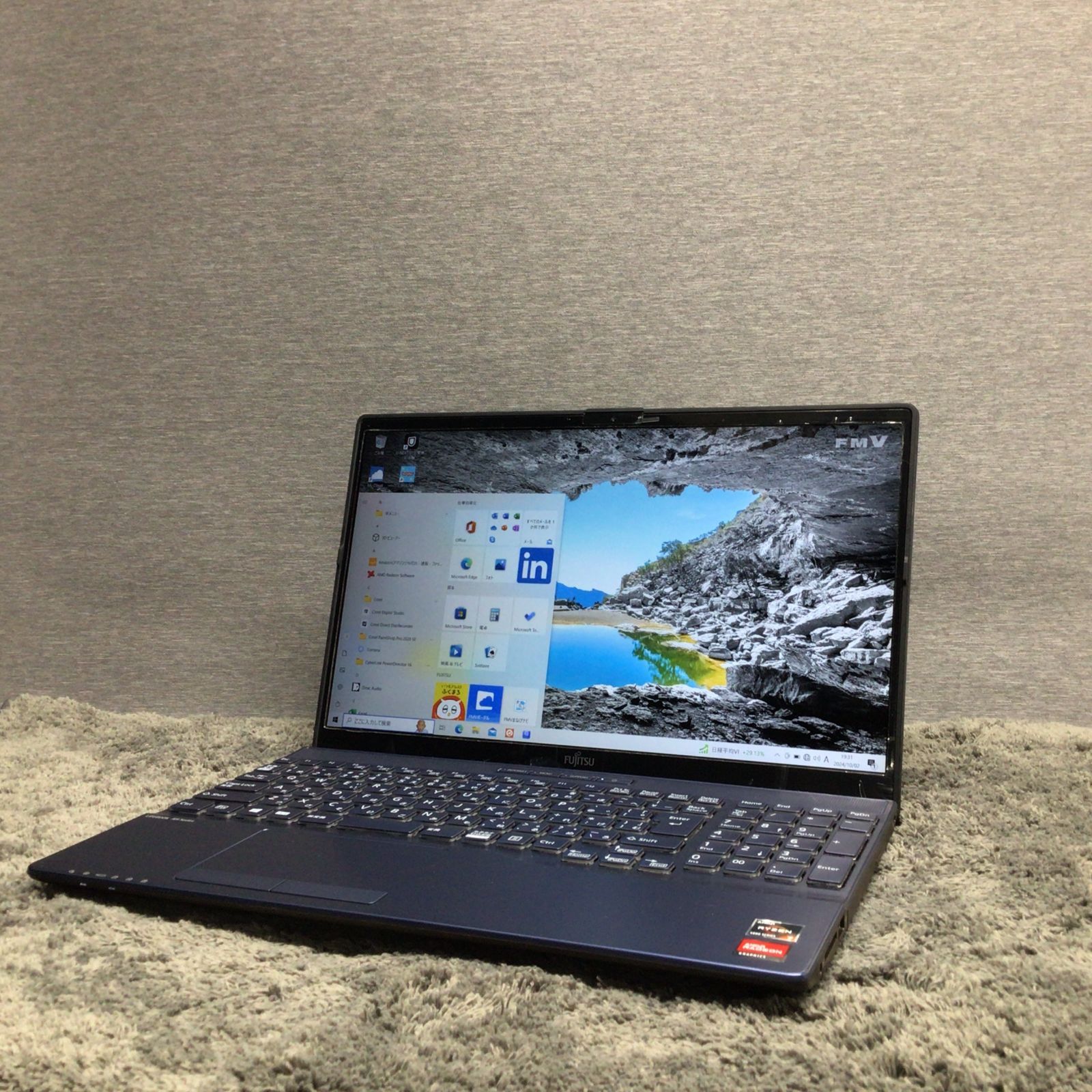 1ヶ月保証】⑨ FUJITSU LIFEBOOK AH50/F1 AMD Ryzen 7 5700U メモリ8GB SSD256GB  Windows10 ノートパソコン□1000025202778□ - メルカリ