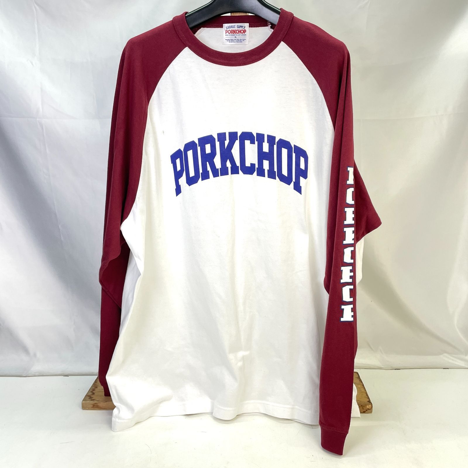 PORKCHOP　ラグラン　ロンT　Mサイズ　70-0123-5 PORKCHOP ラグラン ロンT Mサイズ 70-0123-5 （PORK BACK L/S