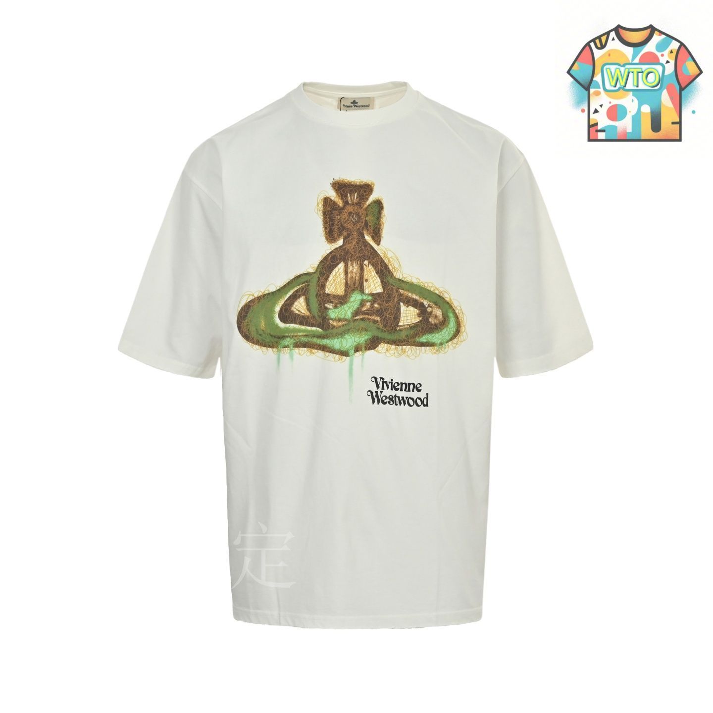 本日限定　早い者勝ち　Vivienne Westwood　変形　カットソー Tシャツ カットソー 7分袖 オーバーサイズ うさぎ プリント