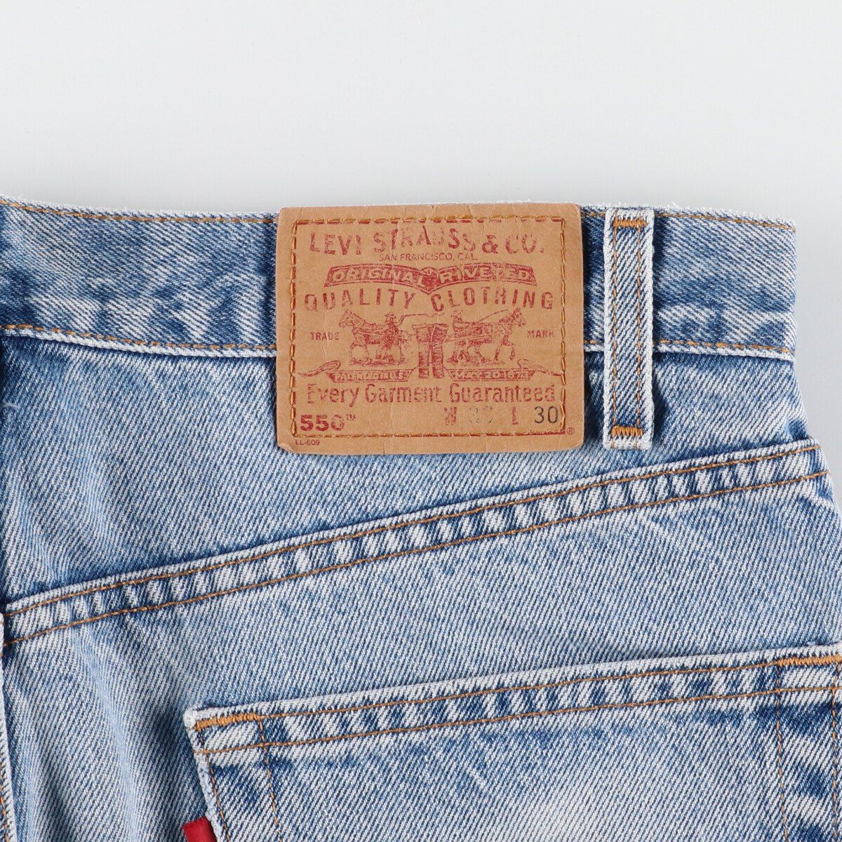 古着 90年代 リーバイス Levi's 550 RELAXED FIT テーパードジーンズ