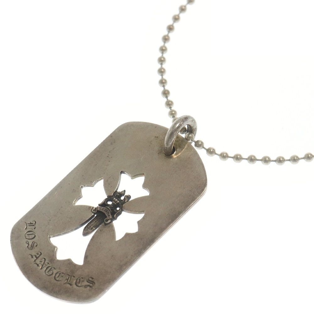 クロムハーツ ドッグタグL クロス ダガー LA FUCK YOU クロムハーツ ドッグタグL クロス ダガー LA FUCK YOU クロムハーツ