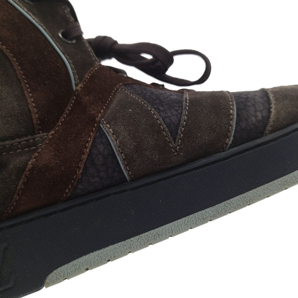 LOUIS VUITTON (ルイヴィトン) Nuback Suede Tribe High Sneaker