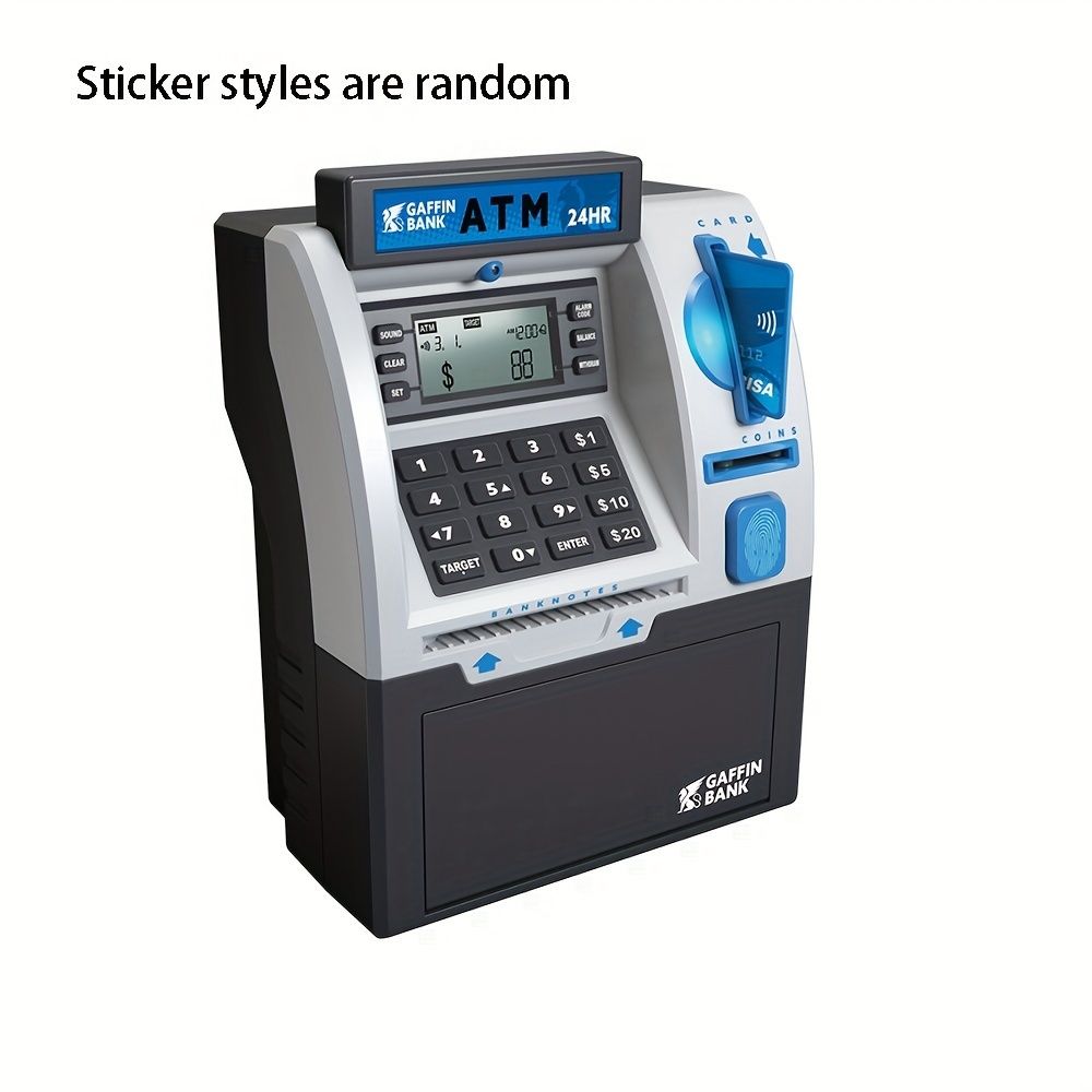 SHIMIRTH デジタル電子マネージャー、フェイクデビットカード付き、金額表示、コイン認識、バランス計算機、パスワードロック