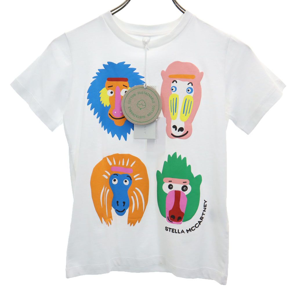 未使用 ステラマッカートニー プリント 半袖 Tシャツ 8years ホワイト 