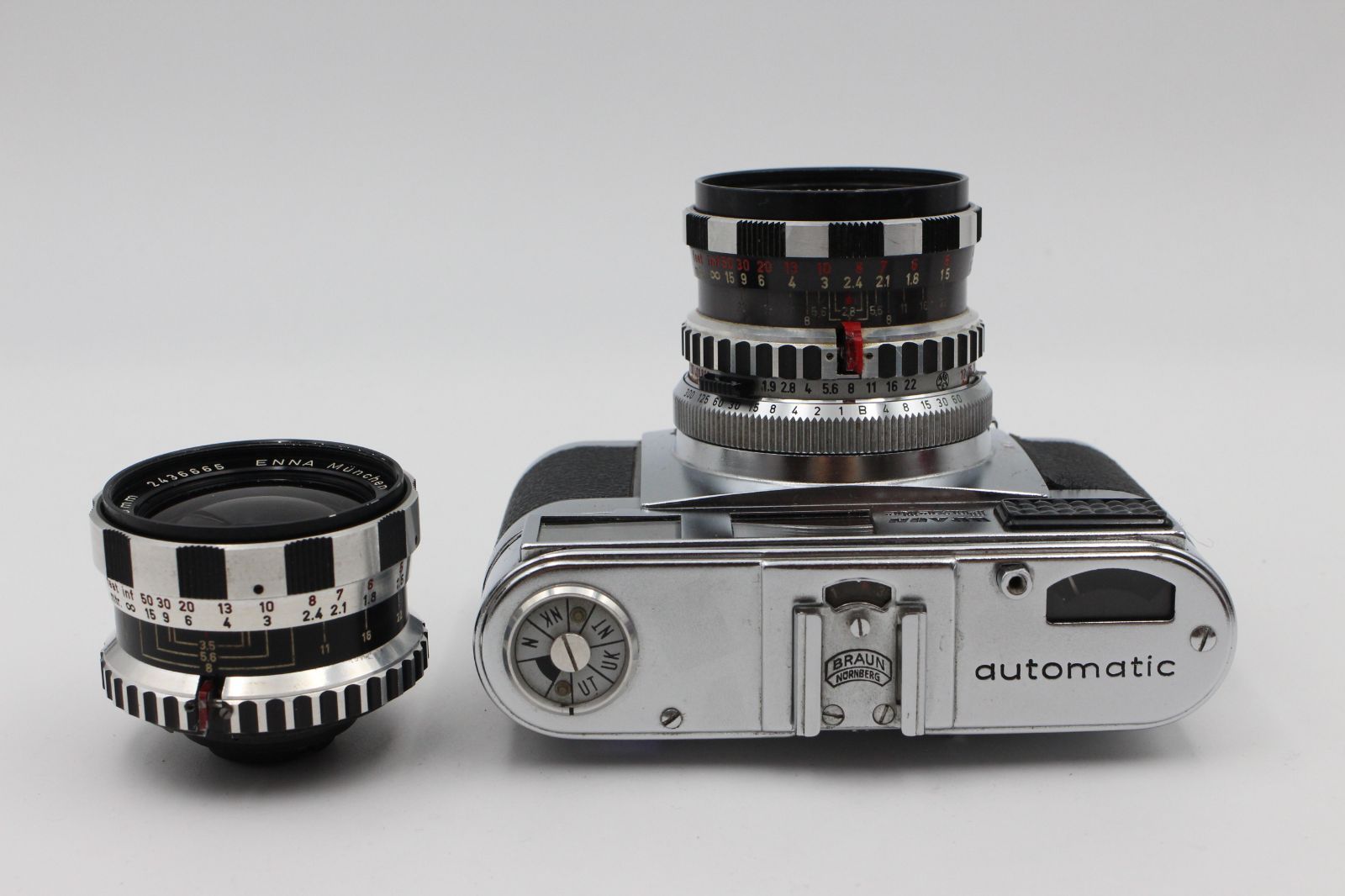 稀少☆Braun Super Paxette 35mm Rangefinder Film Camera color