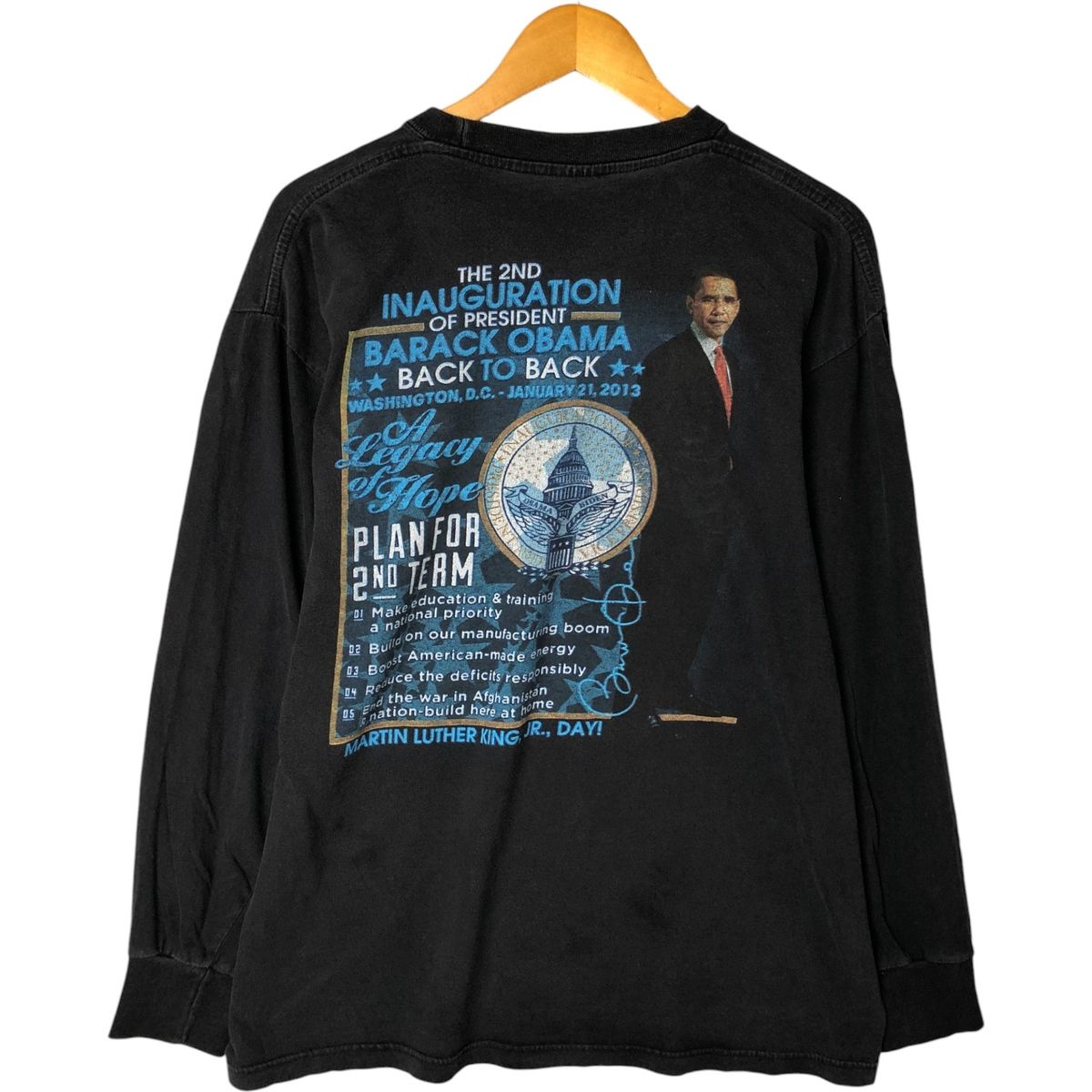 バラクオバマ ロングTシャツ